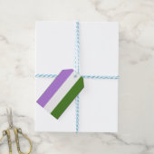 Étiquettes-cadeau Drapeau de la fierté queer (With Twine)