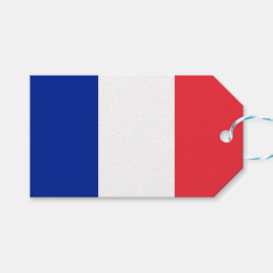 Étiquettes-cadeau Drapeau de la France Tags cadeaux