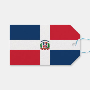Étiquettes-cadeau Drapeau de la République dominicaine