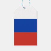 Étiquettes-cadeau Drapeau de la Russie (Devant)