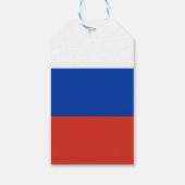 Étiquettes-cadeau Drapeau de la Russie (Dos)