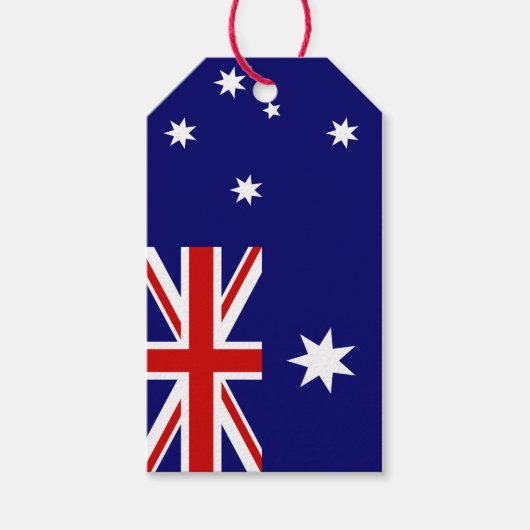 Étiquettes-cadeau Drapeau de l'Australie (Devant)