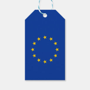 Étiquettes-cadeau Drapeau de l'Union européenne (UE) (Europe)