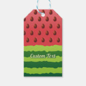 Étiquettes-cadeau Drapeau de pastèque (Devant)