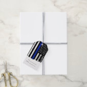 Étiquettes-cadeau Drapeau de police en détresse (Avec de la ficelle)