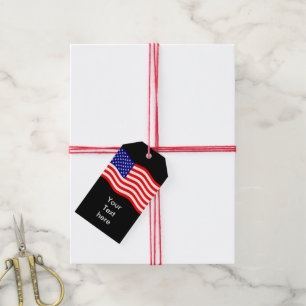 Étiquettes-cadeau Drapeau des Etats-Unis d'Amérique - vos idées
