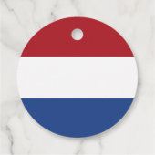 Étiquettes Cadeau Drapeau des Pays-Bas (Dos)