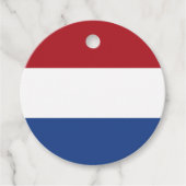 Étiquettes Cadeau Drapeau des Pays-Bas (Devant)
