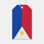 Étiquettes-cadeau drapeau des Philippines (Devant)