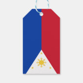 Étiquettes-cadeau drapeau des Philippines (Dos)