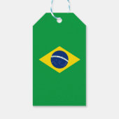 Étiquettes-cadeau Drapeau du Brésil (Dos)