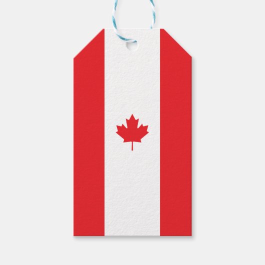Étiquettes-cadeau Drapeau du Canada (Devant)