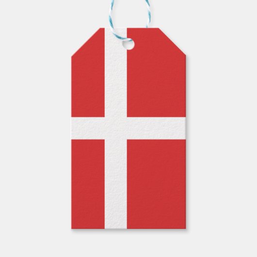 Étiquettes-cadeau Drapeau du Danemark (Devant)