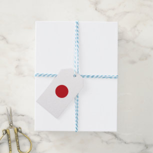 Étiquettes-cadeau Drapeau du Japon