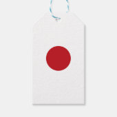 Étiquettes-cadeau Drapeau du Japon (Devant)
