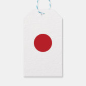 Étiquettes-cadeau Drapeau du Japon (Dos)