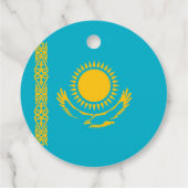 Étiquettes Cadeau Drapeau du Kazakhstan (Dos)