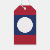 Étiquettes-cadeau Drapeau du Laos (Devant)