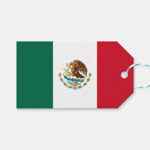 Étiquettes-cadeau Drapeau du Mexique (Mexique)