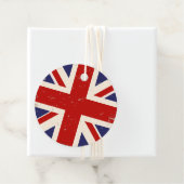 Étiquettes Cadeau Drapeau du Royaume-Uni (En situation)
