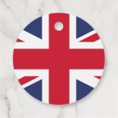 Étiquettes Cadeau Drapeau du Royaume-Uni (Dos)