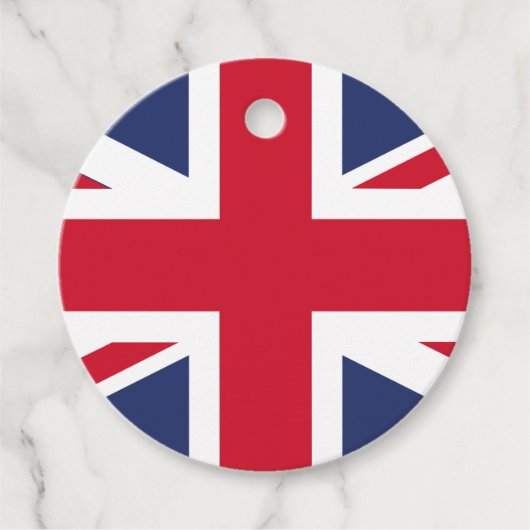 Étiquettes Cadeau Drapeau du Royaume-Uni (Devant)