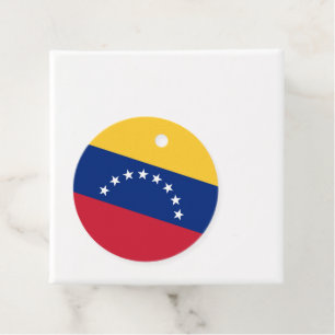 Étiquettes Cadeau Drapeau du Venezuela