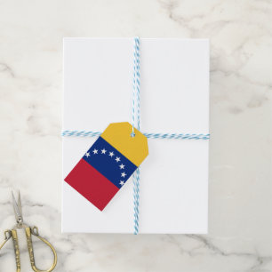 Étiquettes-cadeau Drapeau du Venezuela