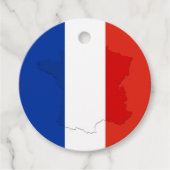 Étiquettes Cadeau drapeau français (Devant)