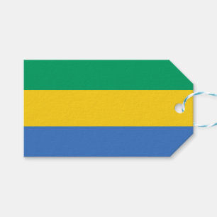 Étiquettes-cadeau Drapeau gabonais (Gabon)