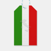 Étiquettes-cadeau Drapeau italien (Dos)
