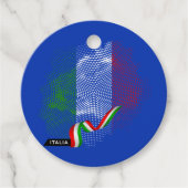 Étiquettes Cadeau Drapeau italien (Devant)