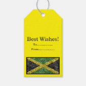 Étiquettes-cadeau Drapeau jamaïcain - Crinké (Devant)