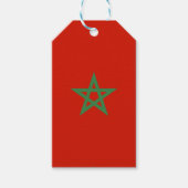 Étiquettes-cadeau drapeau marocain (Devant)