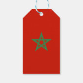 Étiquettes-cadeau drapeau marocain (Dos)