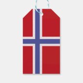 Étiquettes-cadeau Drapeau norvégien (Dos)