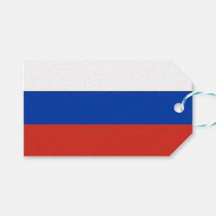 Étiquettes-cadeau Drapeau russe (Russie) Tags cadeaux