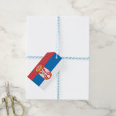 Étiquettes-cadeau Drapeau serbe (With Twine)