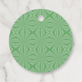 Étiquettes Cadeau Drapeau Shamrock irlandais (Dos)