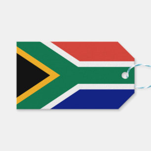 Étiquettes-cadeau Drapeau sud-africain