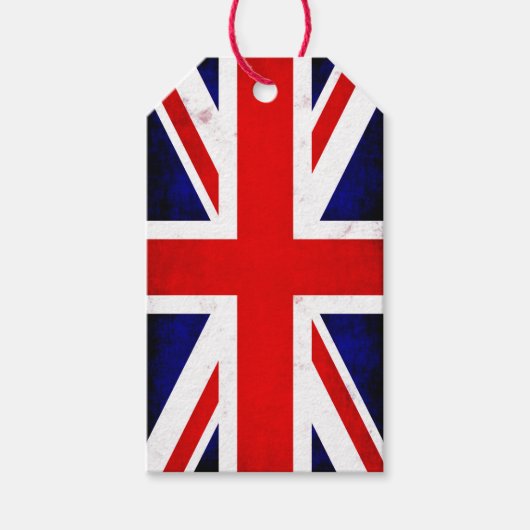 Étiquettes-cadeau Drapeau Union Jack britannique (Devant)