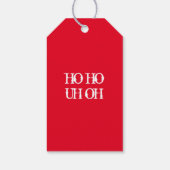 Étiquettes-cadeau drôle chat de réserve de Noël (Dos)