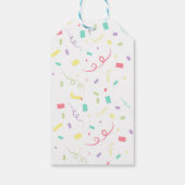 Étiquettes-cadeau Drôle dinosaure Scooter jouet anniversaire garçon (Dos)