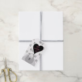 Étiquettes-cadeau Drôle Heureuse Sainte-Valentin "Motif de mine" Mou (Avec de la ficelle)