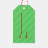 Étiquettes-cadeau Drôle Noël Père Noël & Mme Claus Fête Plaisanterie (Dos)