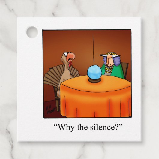 Étiquettes Cadeau Drôle Thanksgiving Holiday Tags (Devant)