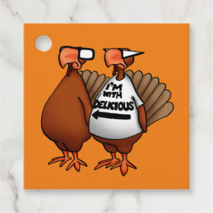 Étiquettes Cadeau Drôle Thanksgiving Holiday Tags