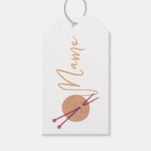 Étiquettes-cadeau d'un artisan au client