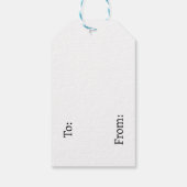 Étiquettes-cadeau Durée du bain (Dos)