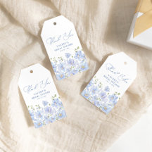 Dusty Blue Floral Baby Shower de Mariage